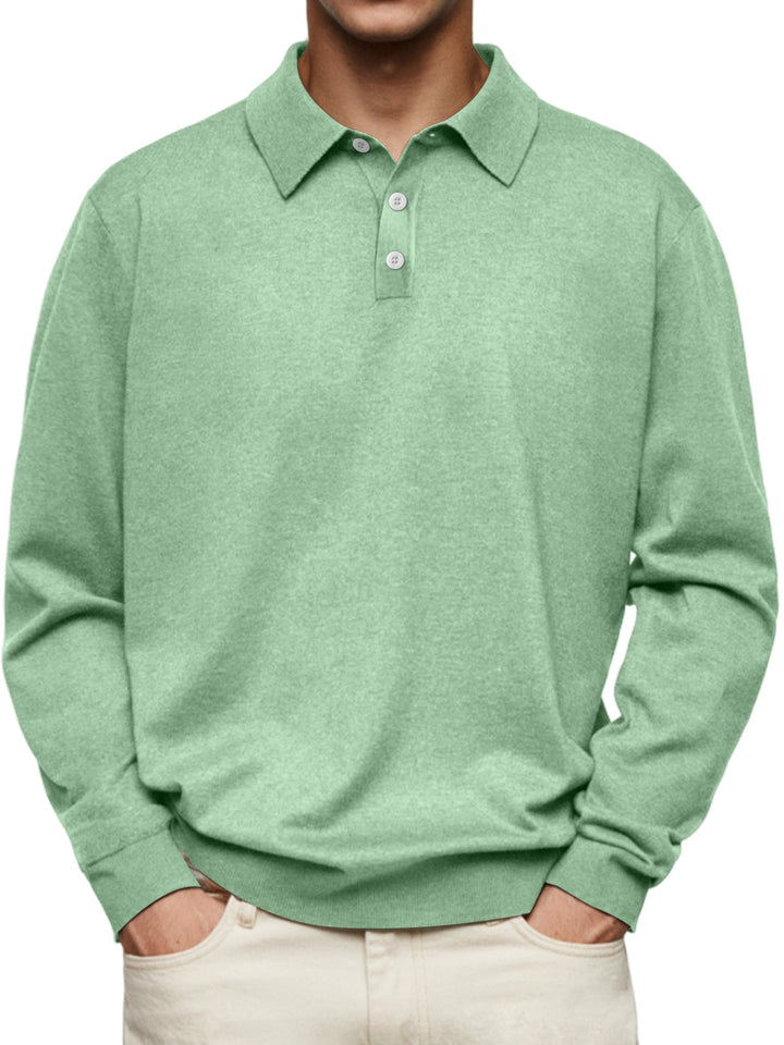 Polo Urbano de Manga Larga – Verde Claro