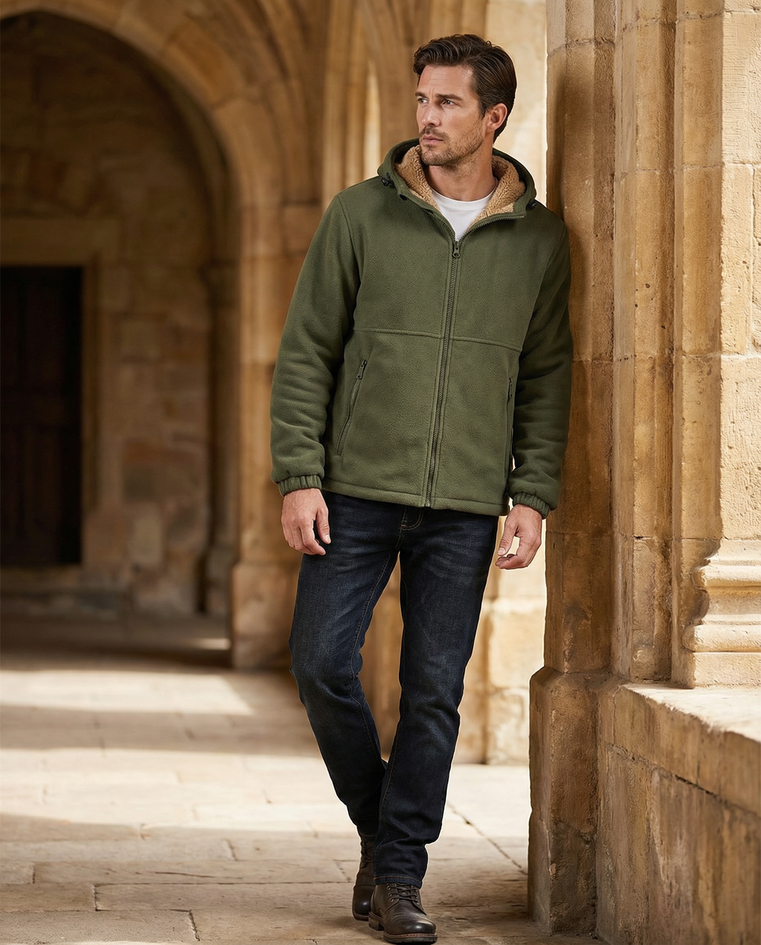 Sudadera Forrada con Capucha