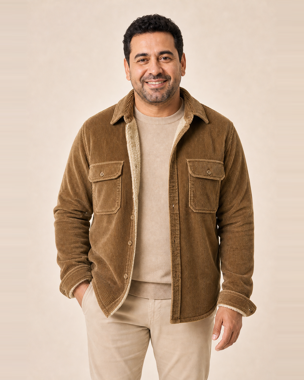Sobrecamisa Cálida con Botones