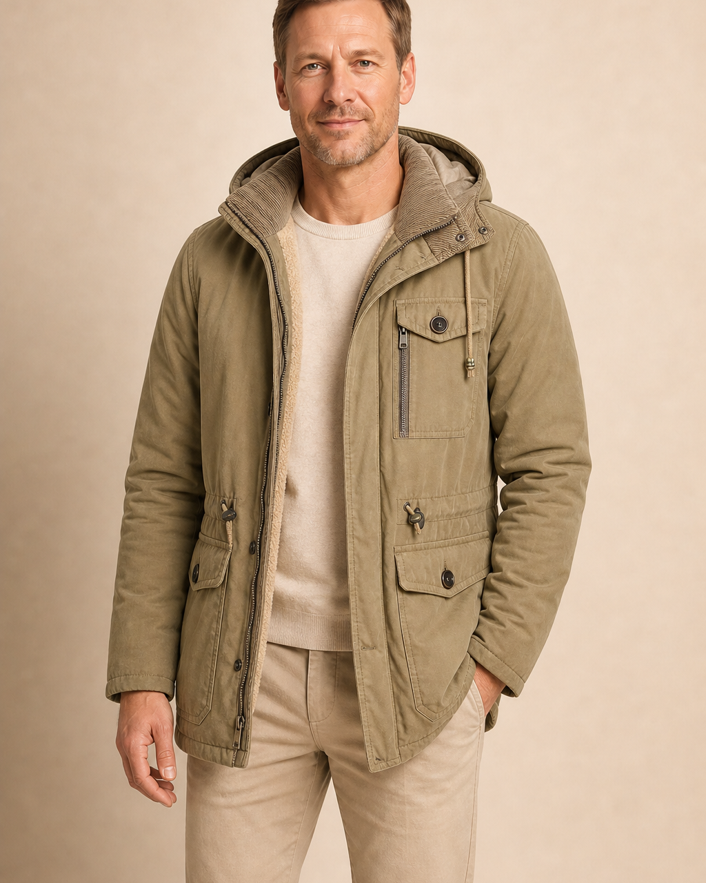 Parka Urbana con Capucha