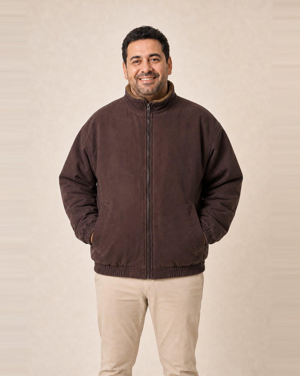 Chaqueta Bomber Estructurada