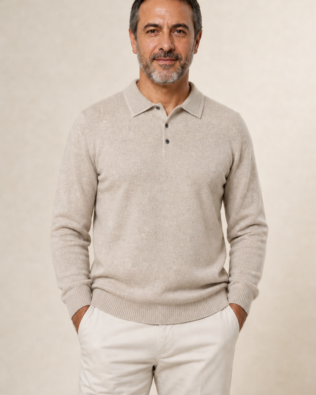 Jersey Estilo Polo con Botones