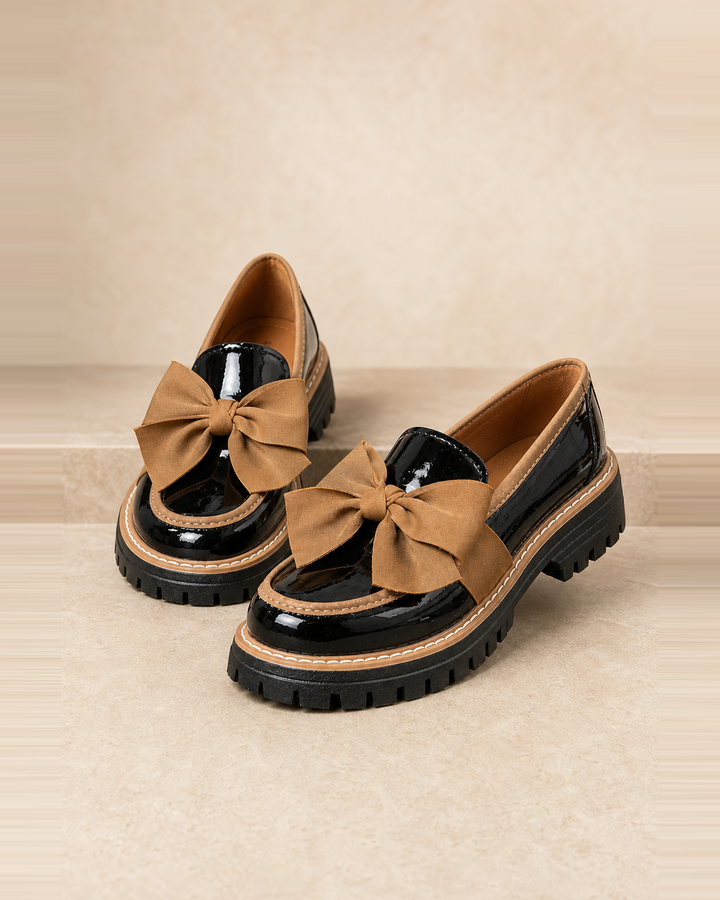 Mocasines con Lazo Decorativo