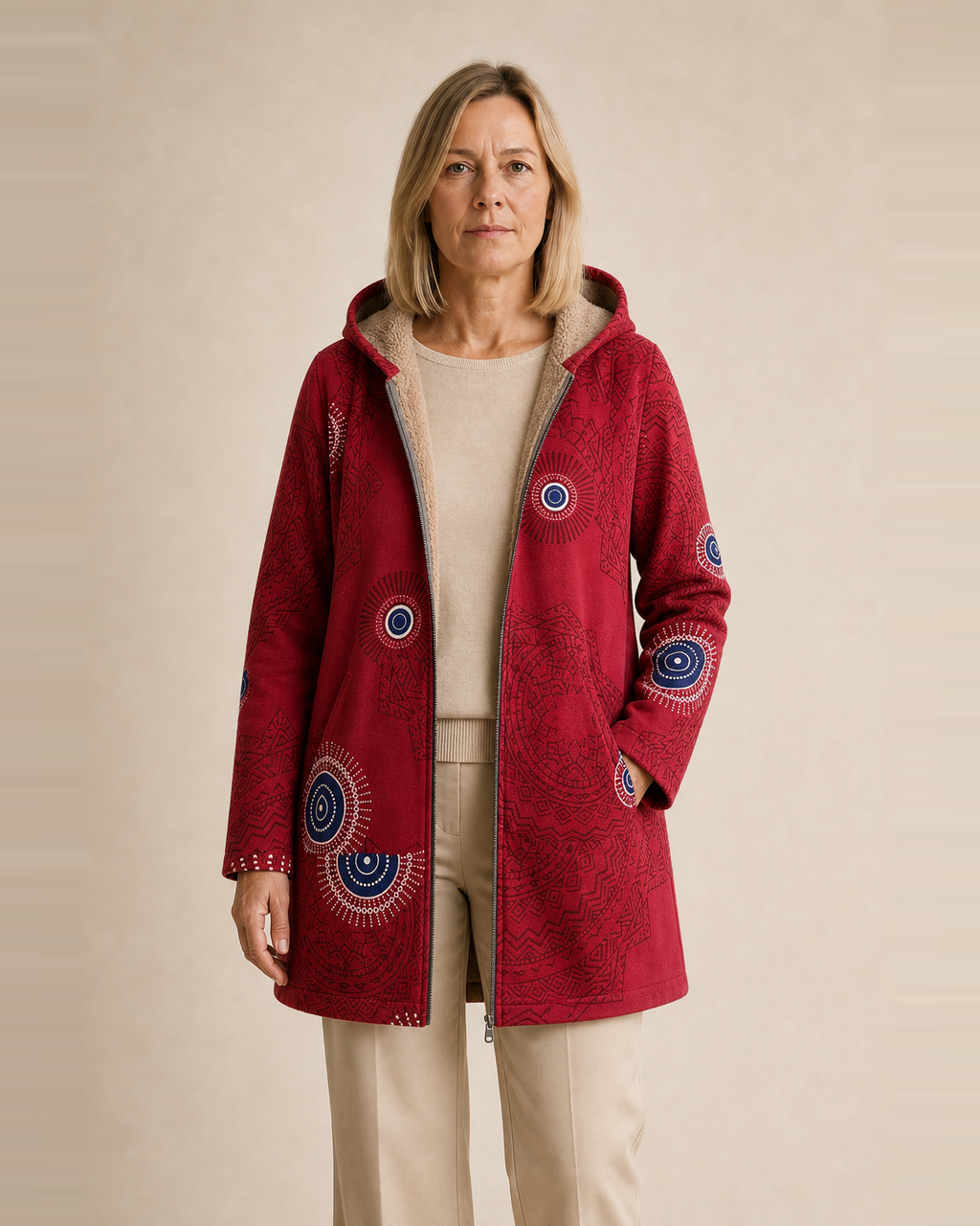 Abrigo Bohemio con Capucha