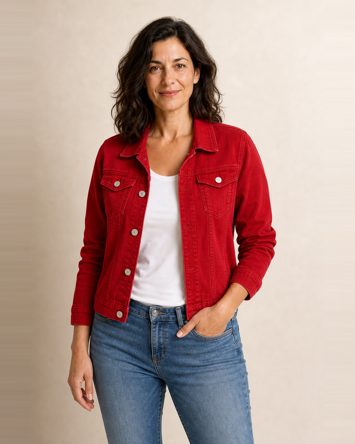 Chaqueta Corta con Botones