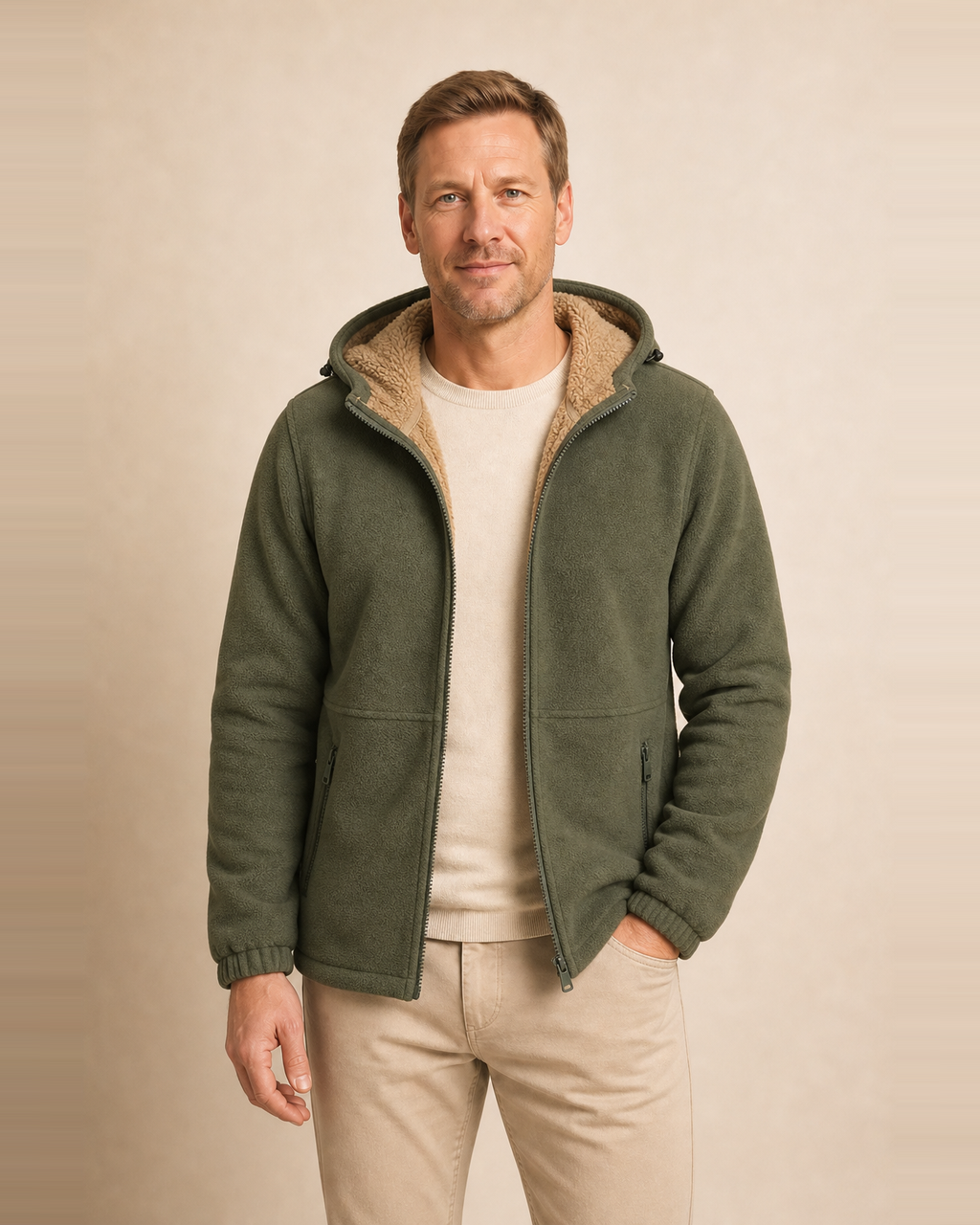 Sudadera Forrada con Capucha