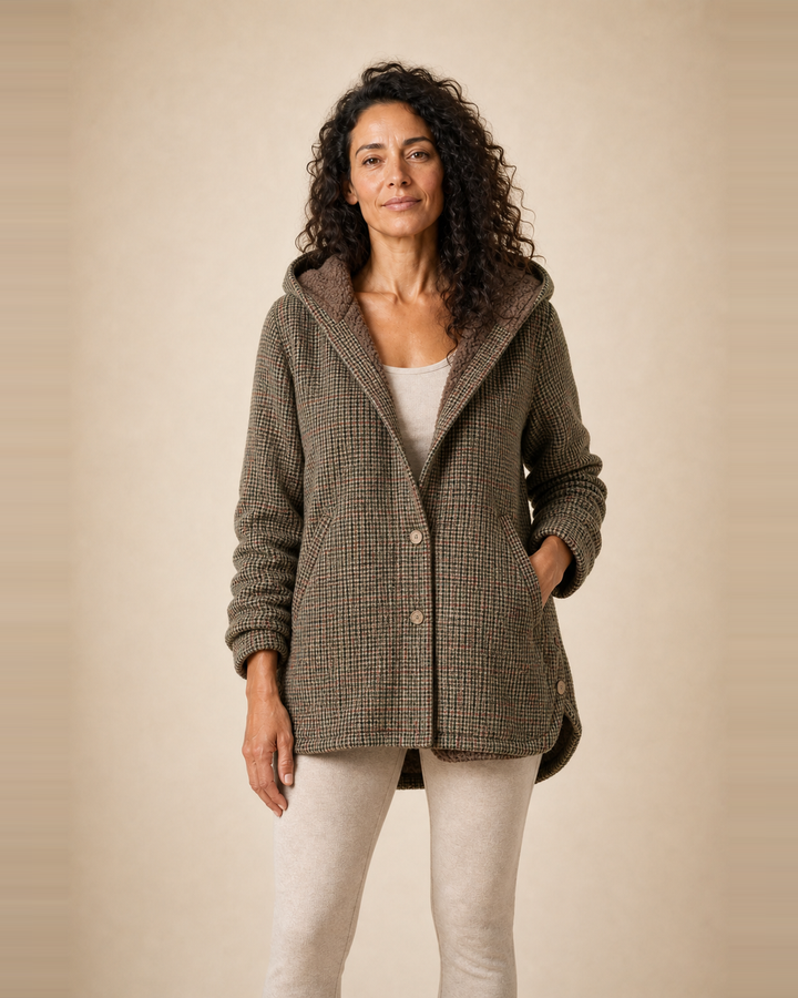 Chaqueta Holgada con Capucha