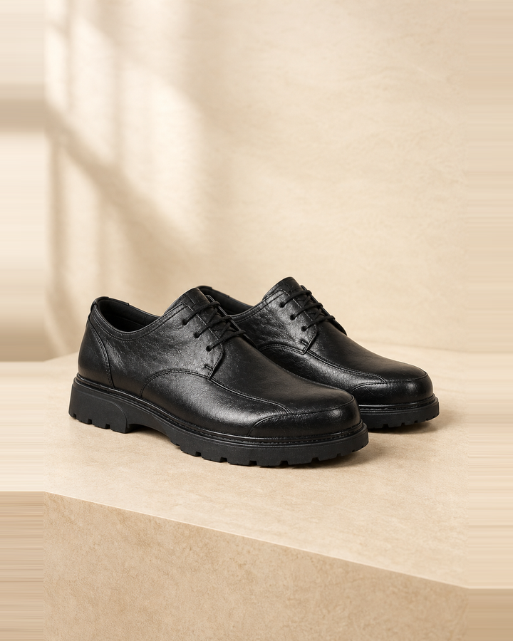 Zapatos Derby con Suela Dentada