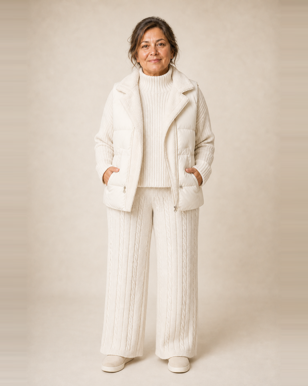 Conjunto Tres Piezas Crudo