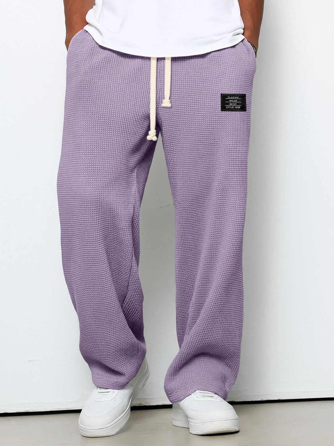 Pantalón Relajado de Pernera Ancha – Violeta