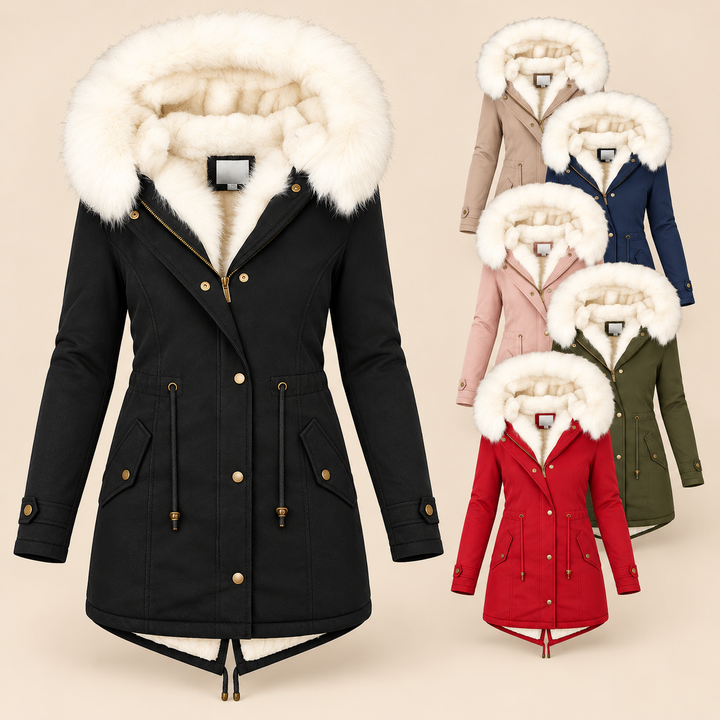 Parka con Cintura Ajustable