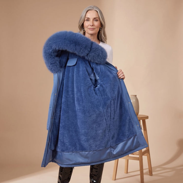 Parka Larga con Capucha