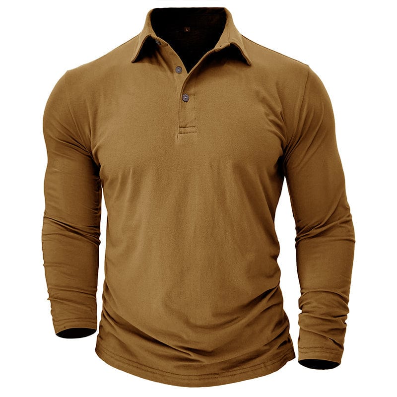 Polo Entallado para Hombre – Amarillo