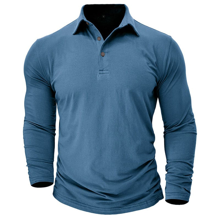 Polo Entallado para Hombre – Azul