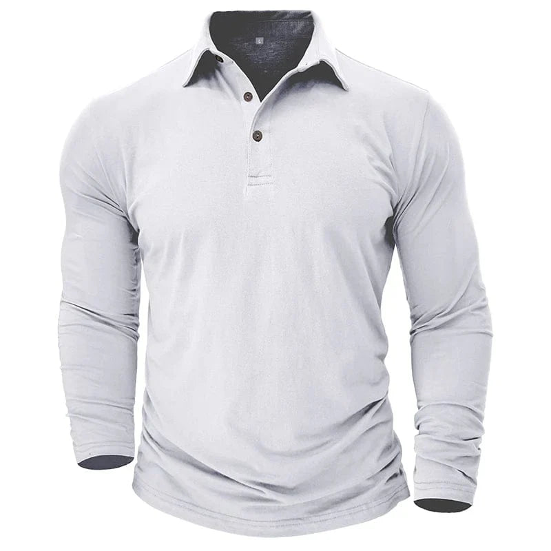 Polo Entallado para Hombre – Blanco
