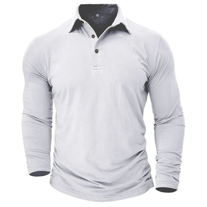 Polo Entallado para Hombre – Blanco