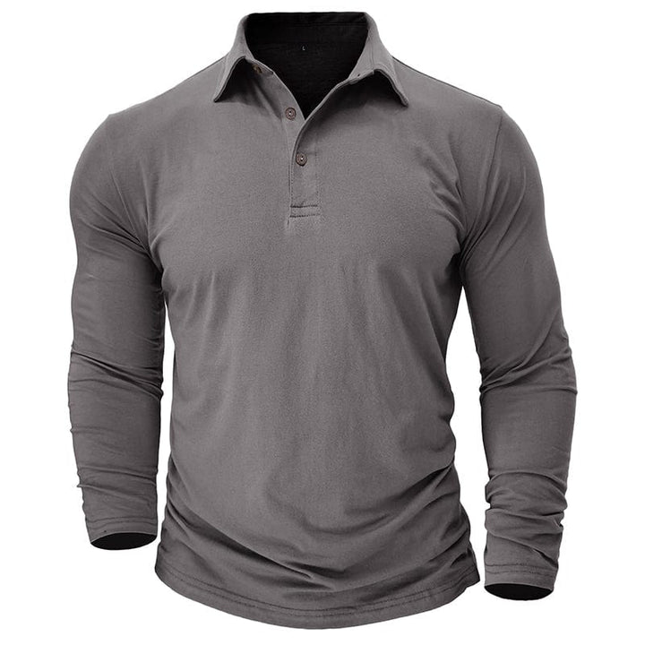 Polo Entallado para Hombre – Gris