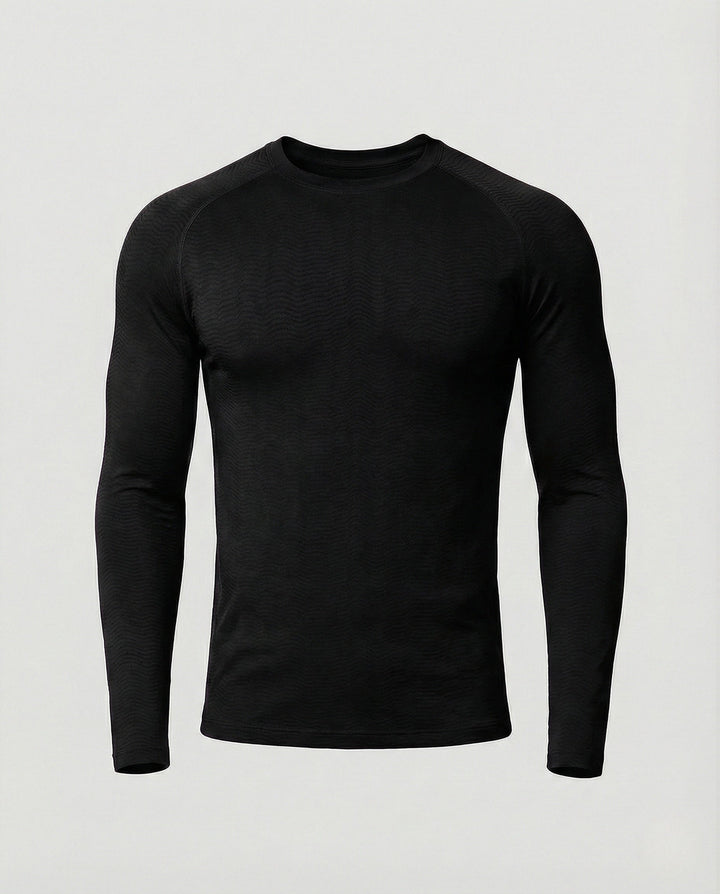 Camiseta Deportiva Entallada – Negro