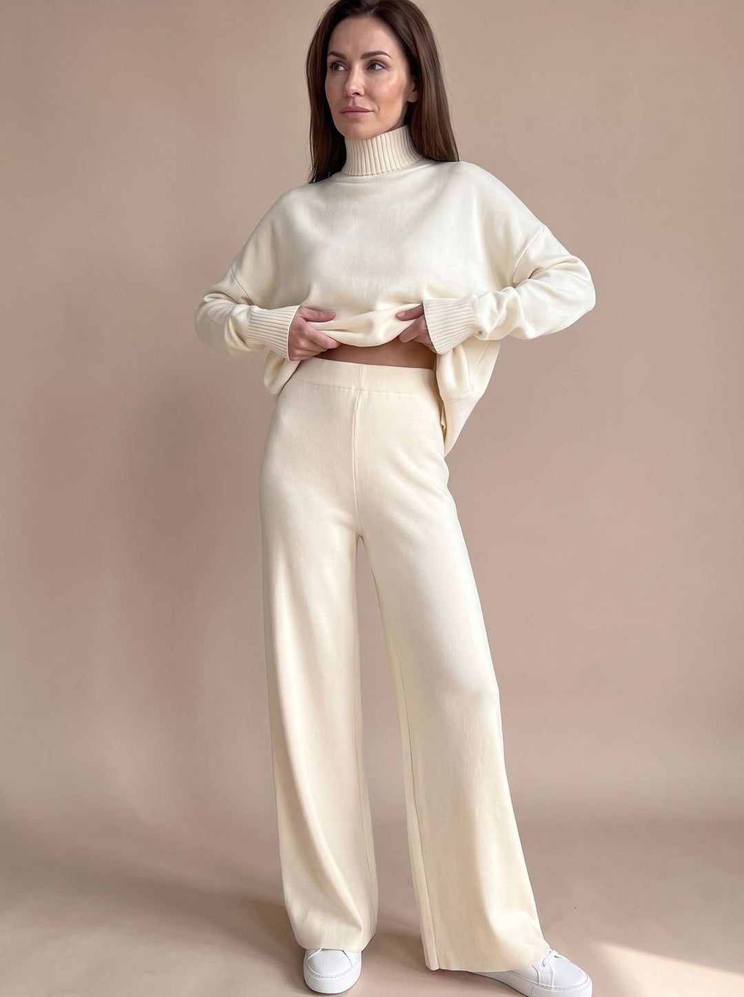 Conjunto de Cuello Alto – Blanco