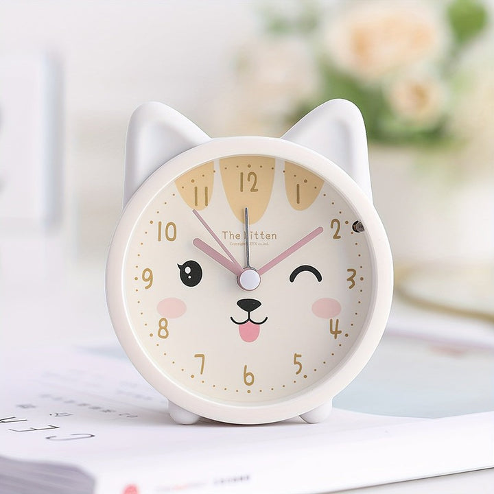 Reloj Despertador Infantil con Luz Nocturna - Diseño de Animales