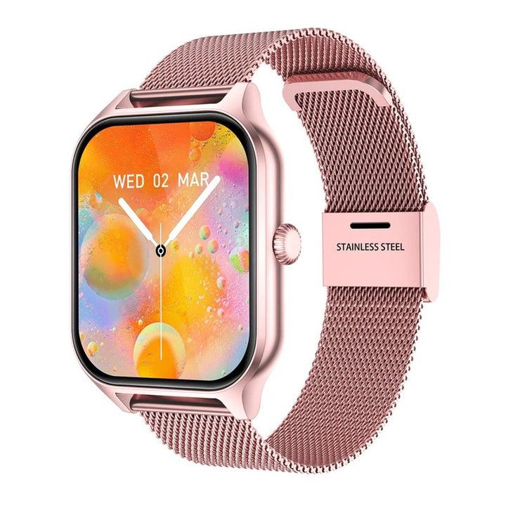 Reloj Inteligente para Mujer - Pantalla Táctil y Seguimiento de Actividad