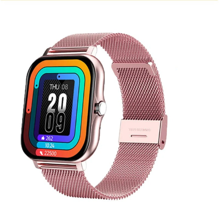 Reloj Inteligente para Mujer - Pantalla Táctil y Seguimiento de Actividad