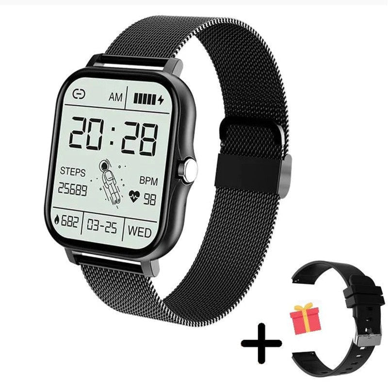 Reloj Inteligente para Mujer - Pantalla Táctil y Seguimiento de Actividad