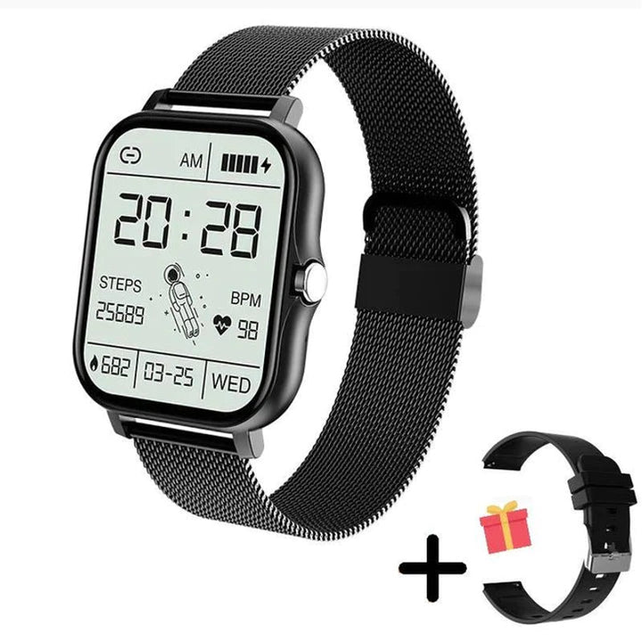 Reloj Inteligente para Mujer - Pantalla Táctil y Seguimiento de Actividad