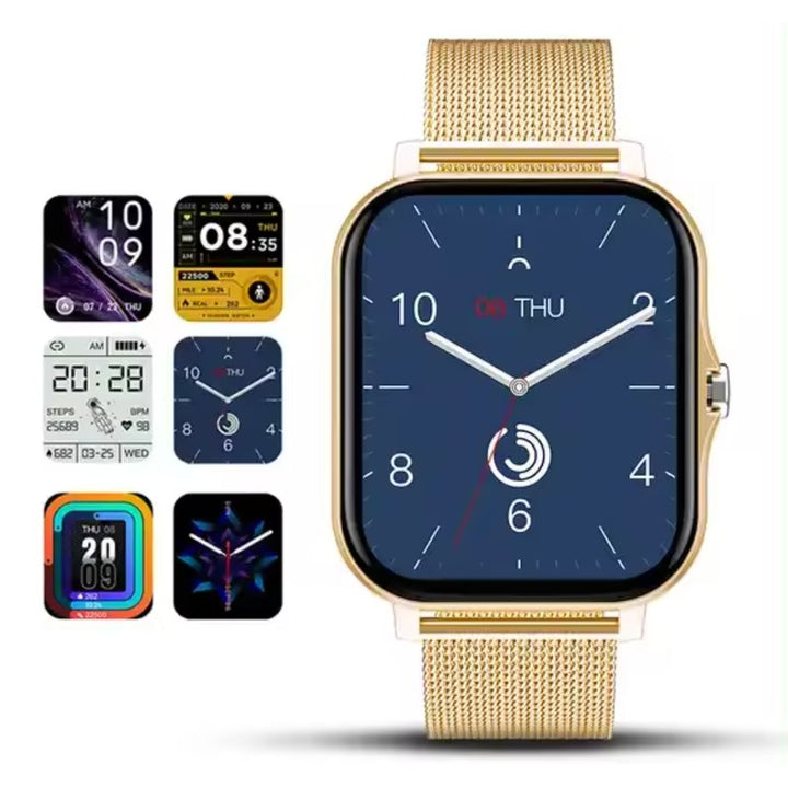 Reloj Inteligente para Mujer - Pantalla Táctil y Seguimiento de Actividad