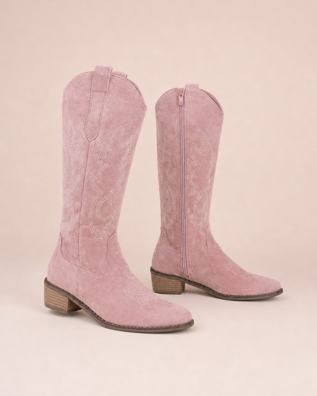 Botas Camperas de Caña Alta – Rosa