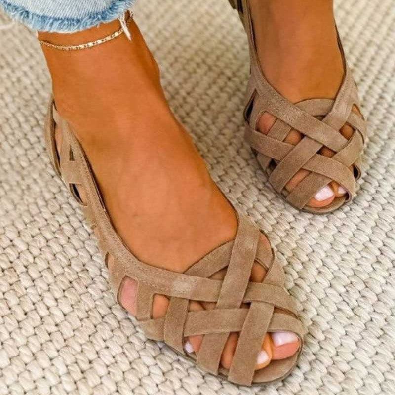 Sandalias Planas Caladas