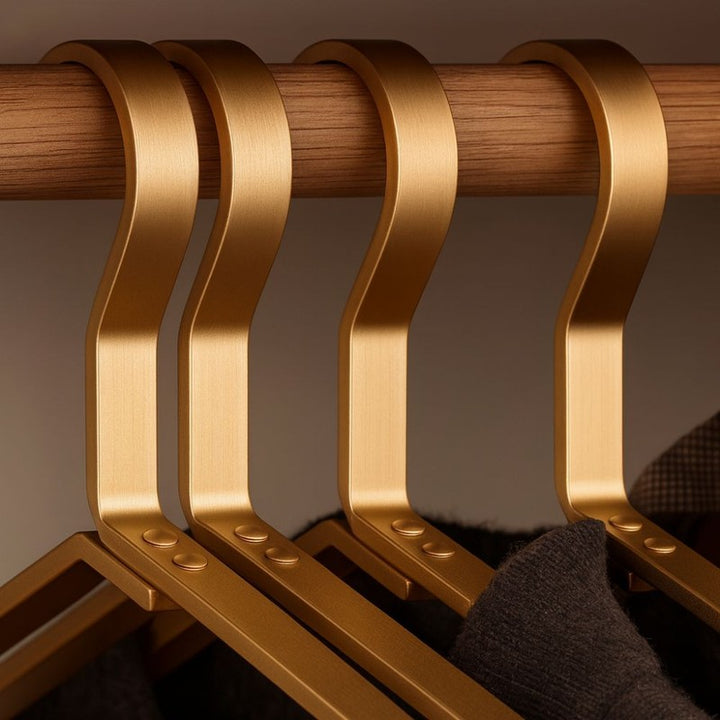 Set de Colgadores para Ropa - Diseño Delgado y Compacto