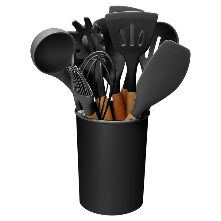 Set de utensilios de cocina de silicona - 11 piezas