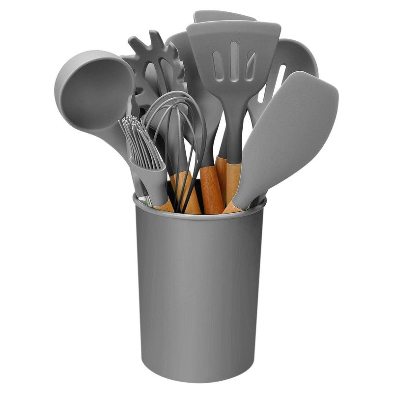 Set de utensilios de cocina de silicona - 11 piezas