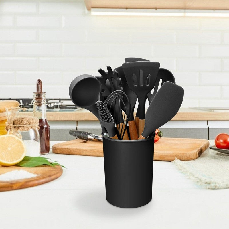 Set de utensilios de cocina de silicona - 11 piezas