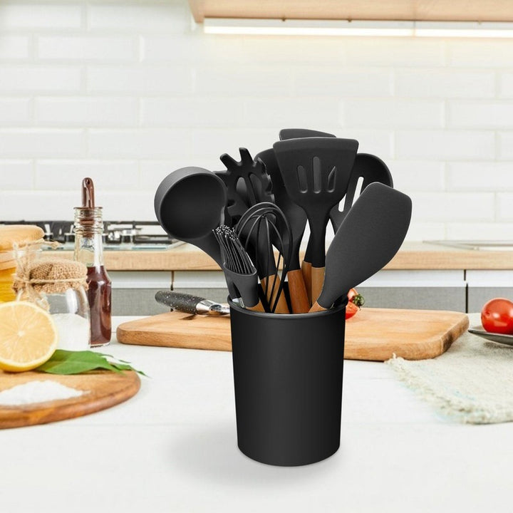 Set de utensilios de cocina de silicona - 11 piezas