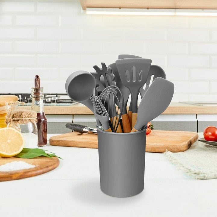 Set de utensilios de cocina de silicona - 11 piezas