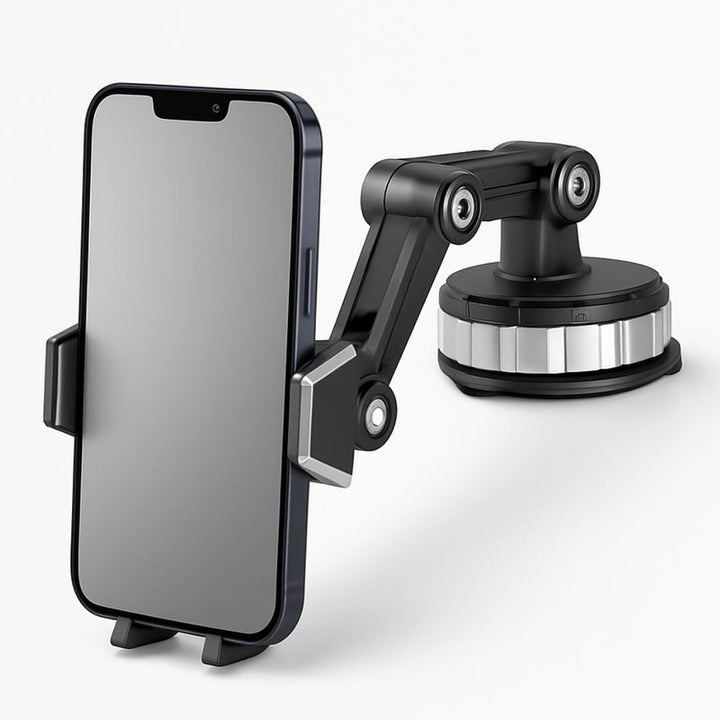 Soporte para Teléfono de Coche - Base de Ventosa con Brazo Ajustable