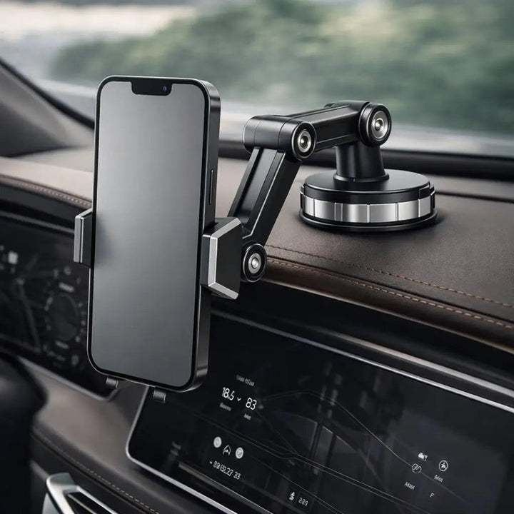 Soporte para Teléfono de Coche - Base de Ventosa con Brazo Ajustable
