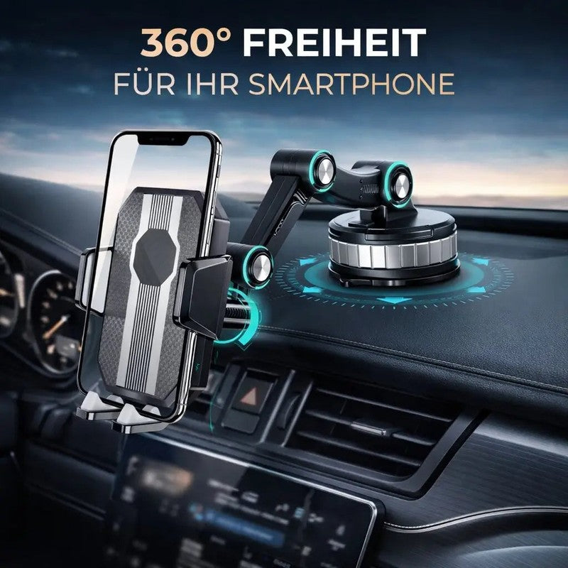 Soporte para Teléfono de Coche - Base de Ventosa con Brazo Ajustable