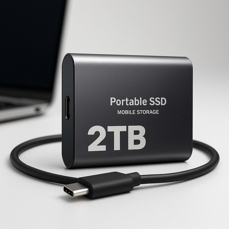 SSD Externo Portátil 2 TB - Conexión USB-C