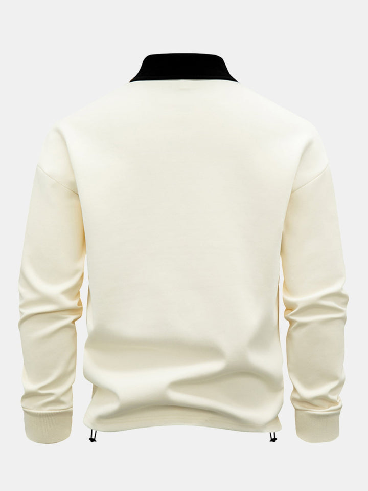 Sudadera de Cuello Polo