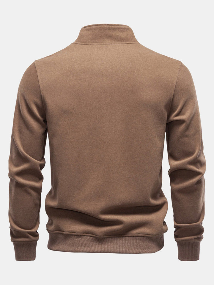 Sudadera Recta con Cremallera