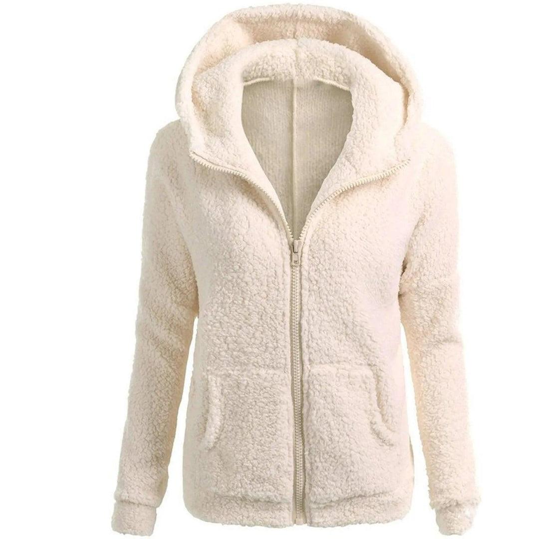 Sudadera Suave con Capucha – Beige