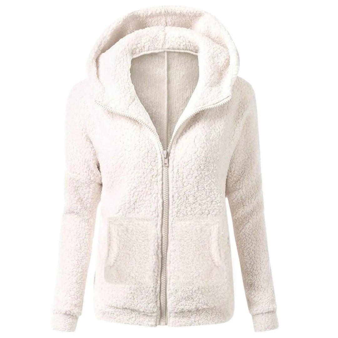 Sudadera Suave con Capucha – Blanco