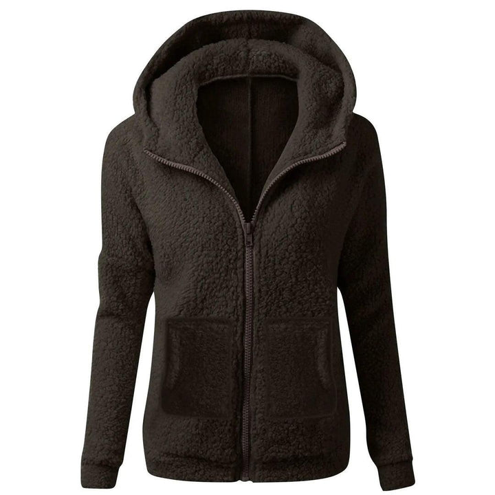 Sudadera Suave con Capucha – Café