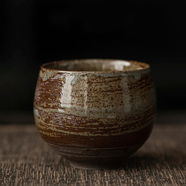 Taza de café artesanal - Forma redonda sin asa