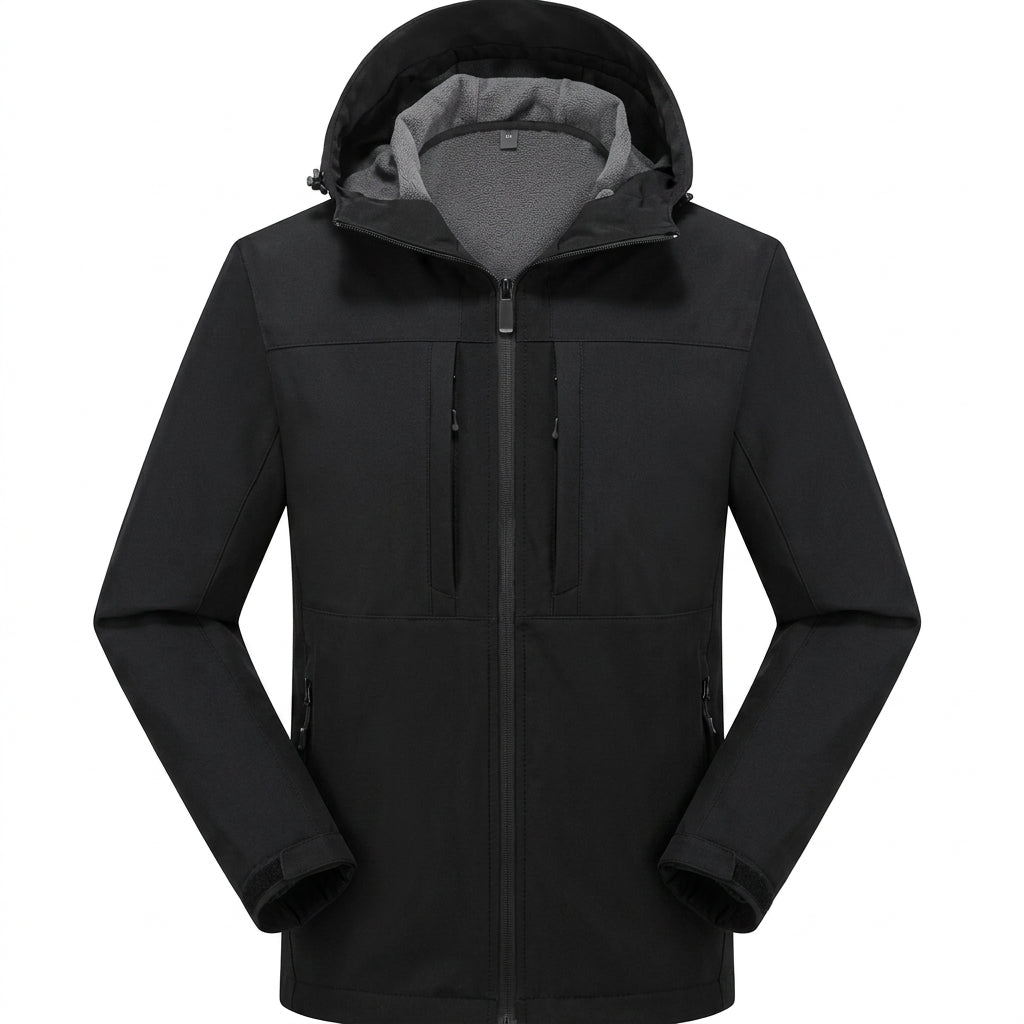 Chaqueta Ergonómica con Capucha – Antracita