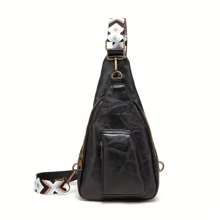 Bolso Cruzado con Correa Estampada