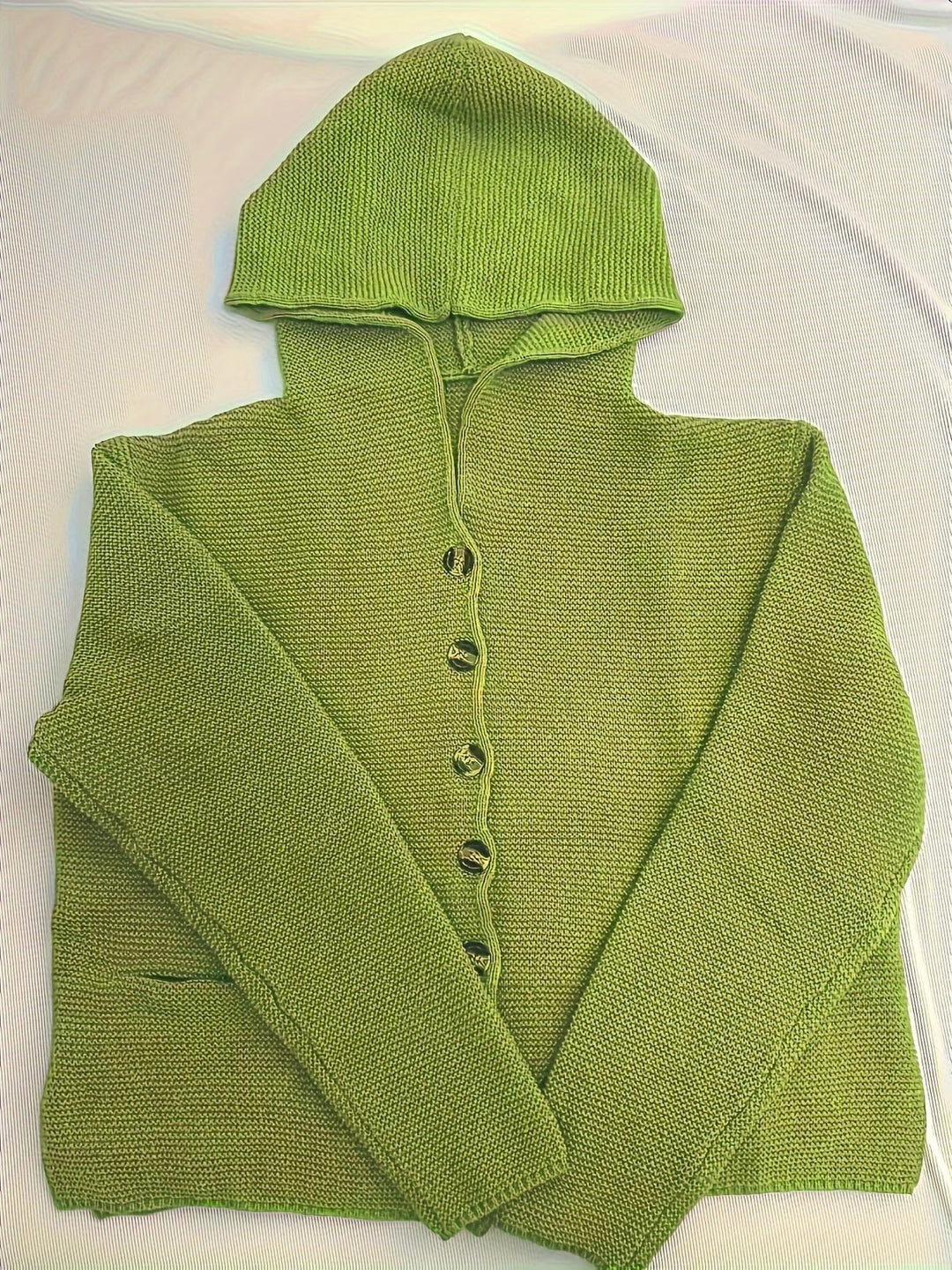 Cárdigan Casual con Capucha